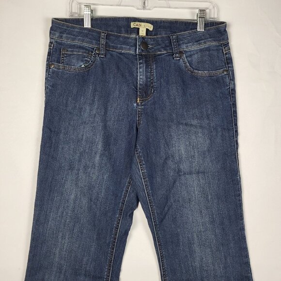 Cabi Boot Cut Jeans Women's 10 Dark Wash Mid Rise Preppy Style #333L - Picture 3 of 10